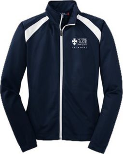 Ladies Performance Jacket, Navy/White